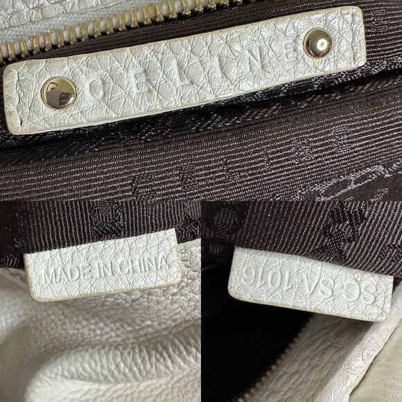 💯 Authentic Celine White Leather Bittersweet Hobo🍀 - Picture 3 of 17